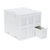 BCW 6-Drawer Card Catalog – White Trading Card Storage Cabinet
