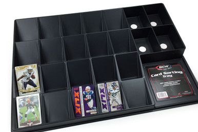 Card Sorting Tray for Sports and Gaming Cards