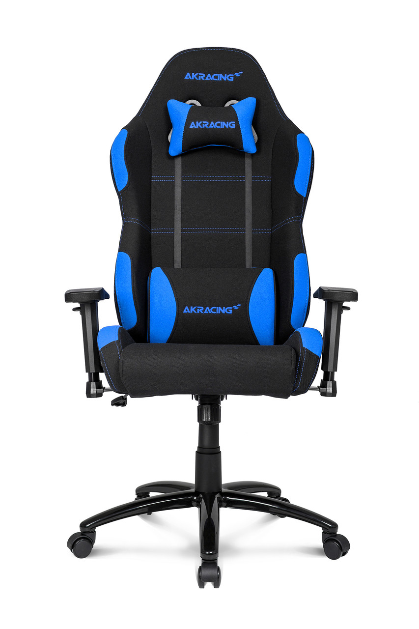 AKRacing EX PC gaming chair Upholstered padded seat Black Blue AK