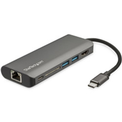 StarTech.com Adaptateur multiport USB-C avec HDMI 4K - Mac et Windows - Lecteur de carte SD - 2x USB-A 1x USB-C - PD 3.0 - VERSION AMÉLIORÉE DE DKT30CSDHPD