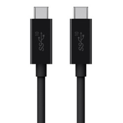 Belkin F2CU052BT1M-BLK câble USB 1 m USB 3.2 Gen 1 (3.1 Gen 1) USB C Noir