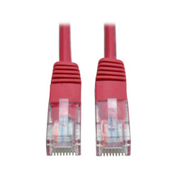 Tripp Lite N002-003-RD câble de réseau Rouge 0,9 m Cat5e U/UTP (UTP)