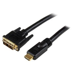 HDMIDVIMM50 StarTech.com HDMIDVIMM50 câble vidéo et adaptateur 15,24 m HDMI Type A (Standard) DVI-D Noir