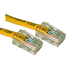 22682 C2G 5ft Cat5E 350MHz Assembled Patch Cable Yellow câble de réseau Jaune 1,5 m