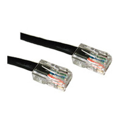 22683 C2G 5ft Cat5E 350MHz Assembled Patch Cable Black câble de réseau Noir 1,5 m