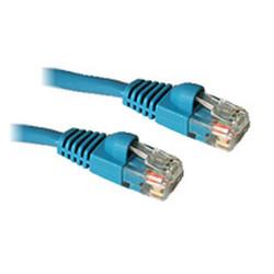 C2G 1ft Cat5E 350MHz Snagless Patch Cable Blue câble de réseau Bleu 0,3 m
