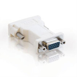 C2G DVI-A Male to HD15 VGA Female Video Adapter VGA (D-Sub) Bleu