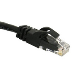 C2G 100ft Cat6 550MHz Snagless Patch Cable Black câble de réseau Noir 30 m