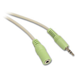 C2G 6ft 3.5mm Stereo Audio Cable M/F PC-99 câble audio 1,8 m 3,5mm