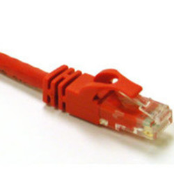 27862 C2G 7ft Cat6 550MHz Snagless Crossover Cable câble de réseau Rouge 2,135 m