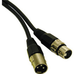 C2G 12ft Pro-Audio Cable XLR Male to XLR Female câble audio 3,6 m XLR (3-pin) Noir