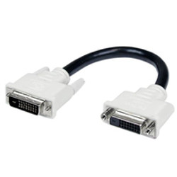 StarTech.com Câble d'extension protecteur de 15 cm pour port numérique DVI-D Dual Link M/F