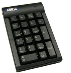 Kinesis Low-Force Keypad clavier numérique PC/serveur USB Noir