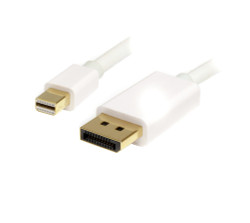 MDP2DPMM1MW StarTech.com Câble Mini DisplayPort vers DisplayPort 1.2 de 1 m - Câble Adaptateur Mini DisplayPort vers DisplayPort 4K x 2K UHD - Câble Mini DP vers DP pour Moniteur - Câble Convertisseur mDP vers DP