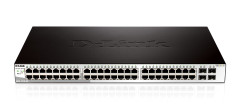 DGS-1210-52 D-Link DGS-1210-52 commutateur réseau Géré L2 Gigabit Ethernet (10/100/1000) 1U Noir