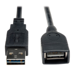 UR024-001 Tripp Lite UR024-001 câble USB 0,3 m USB 2.0 USB A Noir