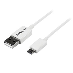 USBPAUB50CMW StarTech.com Câble Micro USB 50 cm - A vers Micro B - Blanc