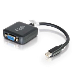 C2G 54315 câble vidéo et adaptateur 0,2 m Mini DisplayPort HD15 Noir