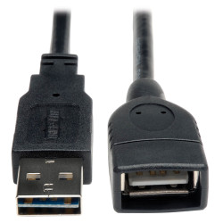 Tripp Lite UR024-06N câble USB 0,15 m USB 2.0 USB A Noir