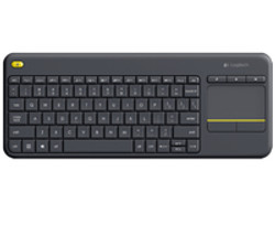 Logitech K400 Plus Tv clavier RF sans fil QWERTY US International Noir