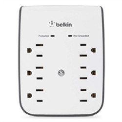 Belkin SurgePlus Gris, Blanc