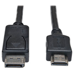 Tripp Lite DisplayPort - HDMI, m-m, 6.1m 6,1 m Noir, Métallique