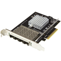 StarTech.com Carte réseau PCI Express pour serveur à 4 ports SFP+ 10 Gigabit Ethernet - Chipset Intel XL710