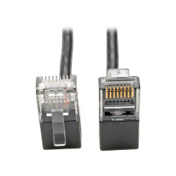 Tripp Lite N201-SR2-BK câble de réseau Noir 0,6 m Cat6 U/UTP (UTP)