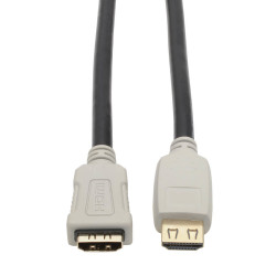 Tripp Lite P569-015-2B-MF câble HDMI 4,57 m HDMI Type A (Standard) Beige, Noir