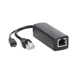 Tripp Lite NPOE-SPL-G-5VMU changeur de genre de câble RJ-45 RJ-45, Micro-USB Type-B Noir