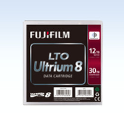 Fujifilm Cartridge Fuji LTO8 Ultrium 12TB/30TB Bande de données vierge 12000 Go LTO 1,27 cm