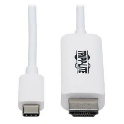 Tripp Lite U444-003-HWE câble vidéo et adaptateur 0,91 m USB Type-C HDMI Type A (Standard) Blanc