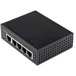 StarTech.com Switch Industriel PoE Gigabit 5 Ports - 30W - Repartiteur Power Over Ethernet - Switch PoE+ GbE Non Géré - Commutateur Réseau Gigabit Haute Puissance - IP-30/-40 °C à 75 °C