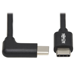 Tripp Lite U040-01M-C-RA câble USB 1 m USB 2.0 USB C Noir