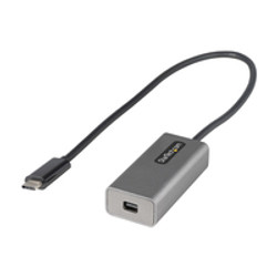 StarTech.com Adaptateur USB C vers Mini DisplayPort - Dongle USB-C 4K 60Hz vers mDP - USB Type-C vers Écran Mini DP - Convertisseur Graphique - Compatible Thunderbolt 3 - Câble Intégré 30cm