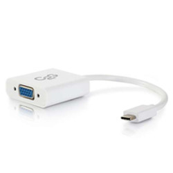 C2G USB3.1-C/VGA adaptateur graphique USB 1920 x 1200 pixels Blanc