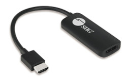 Siig CB-H21811-S1 câble vidéo et adaptateur 0,15 m HDMI Type A (Standard) DisplayPort + Micro-USB Noir