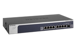 NETGEAR XS508M Non-géré 10G Ethernet (100/1000/10000) 1U Noir, Bleu, Argent