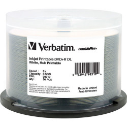 Verbatim 98319 DVD vierge 8,5 Go DVD+R DL 50 pièce(s)