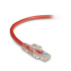 Black Box 10ft Cat5e UTP câble de réseau Rouge 3 m U/UTP (UTP)
