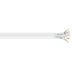 C6-CM-SLD-WH BLACK BOX CORP CAT6 CM PVC CABLE 1000 WH