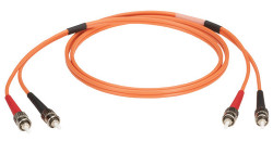 Black Box 1m ST–ST Multimode câble de fibre optique Orange