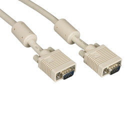 EVNPS06-0005-MM VGA Video Cable with Ferrite Core Beige Male/Male 5-ft. 1.5-m