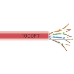Black Box EYN849A-PB-1000 câble de réseau Rouge 304,8 m Cat5e U/UTP (UTP)