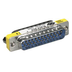 Black Box FA402-R2 changeur de genre de câble DB25 Métallique, Jaune