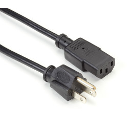 Black Box EPXR19 câble électrique Noir 3,6 m NEMA 5-15P Coupleur C13