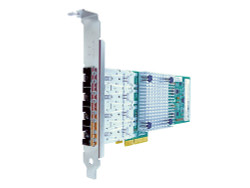 I350F4-AX Axiom 1Gbs Quad Port SFP PCIe x4 NIC Card for Intel w/Transceivers - I350F4