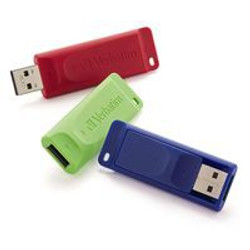 Verbatim 16GB Store 'n' Go USB Flash Drive lecteur USB flash 16 Go USB Type-A 2.0 Bleu, Vert, Rouge