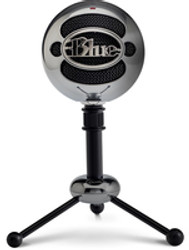 988-000068 Logitech Blue Microphone Blue Snowball USB Microphone-Brushed Aluminum-USB-N/A-A