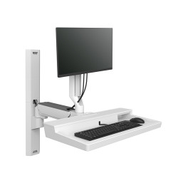 Ergotron 45-618-251 support et équerre de station de travail/PC tout en un 10,7 kg Blanc 68,6 cm (27")